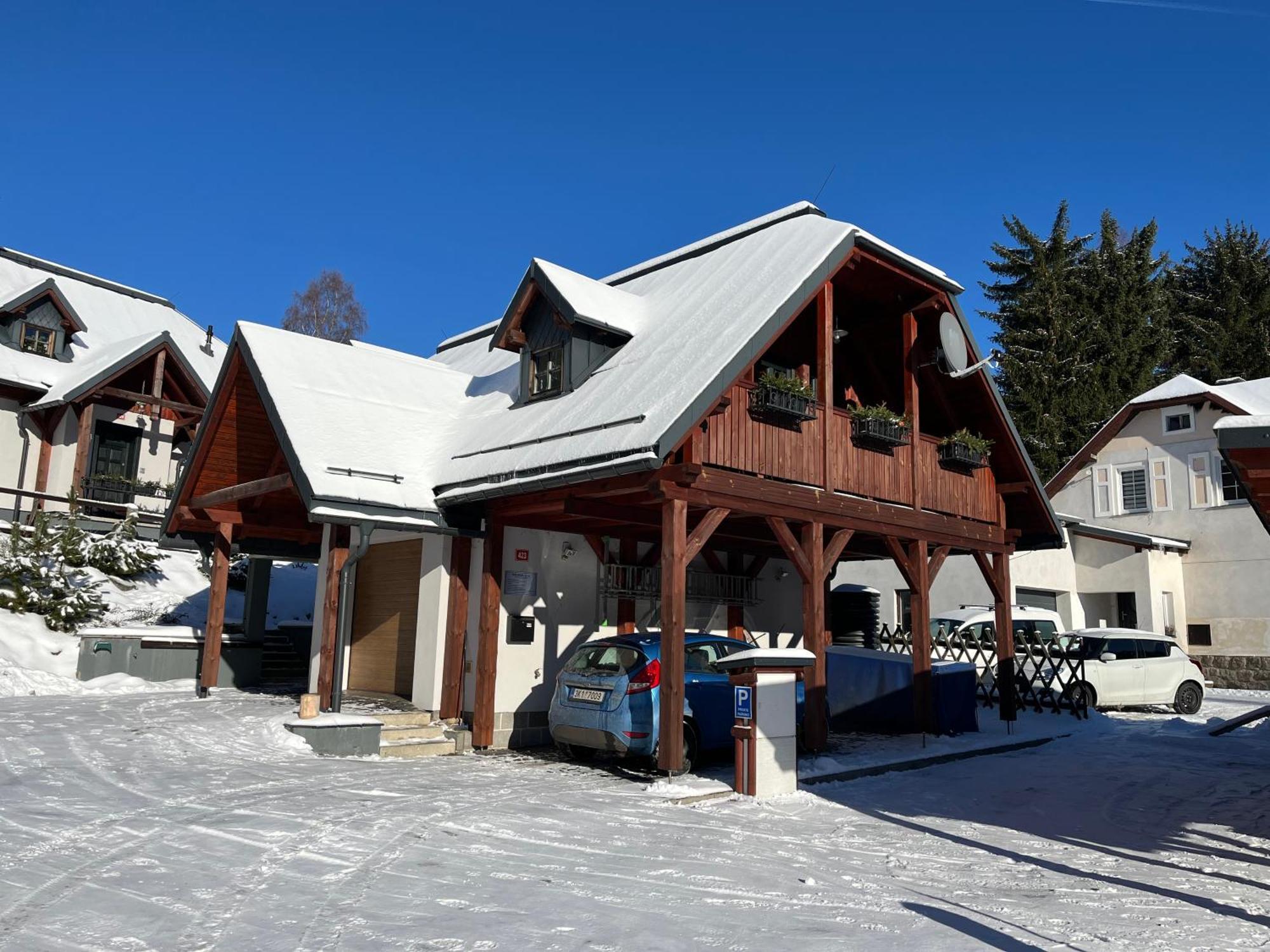 Hofberg Apartman Nové Hamry Exterior foto